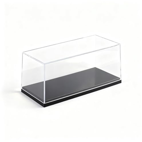 Model Car Display Case, 1:18 Scale Acrylic Display Box for Cars, Stackable Dustproof Storage Boxes for Collectibles, Figures and Memorabilia, 13.4 x 6.4 x 5.5 inch