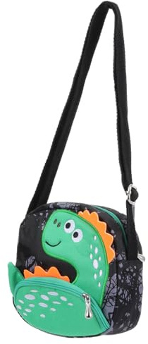 Alasum Bolso Cruzado Infantil Motivo de Dinosaurio, Compacto y Cómodo, Adecuado para Senderismo y Actividades Recreativas, Medidas 6.1X5.5X2 Pulgadas