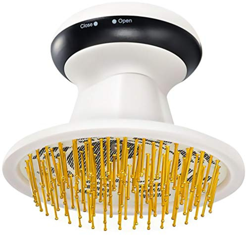 1stk Massagekamm Handliche Kopfhautbürste Massager Kopfschrubber-massagegerät Kopfhaut Massieren ?t Duschbürste Kamm Zur Der Kopfhaut Abs Weiß Haar Krallen Massieren