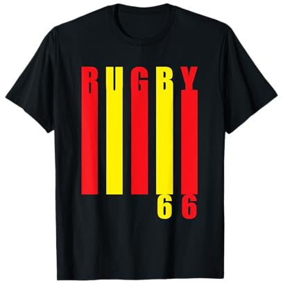 Rugby 66 Supporter Rugby Club Perpignan Catalan Sang et Or T-Shirt