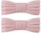 7STROBBS 2 Paia Lacci Scarpe Rosa Chiaro da Sneakers,Stringhe Scarpe Piatti Rosa Chiaro da Ginnastica Larghi 8mm per Alte Air Force 1,Pale Pink Shoelaces,160cm