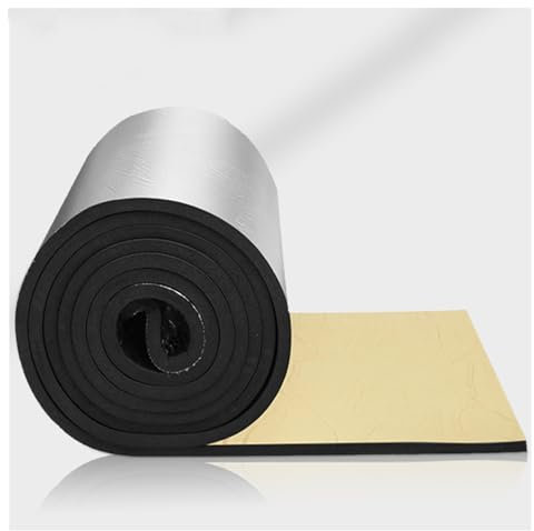 Feuille D'Aluminium Autocollante En Coton Isolant,Coton Isolant Thermique En Feuille D'Aluminium,Panneau De Coton Isolant，Isolation à Haute TempéRature，Pour Sols, Murs ( Color : 15MM(THK) , Size : 6m²