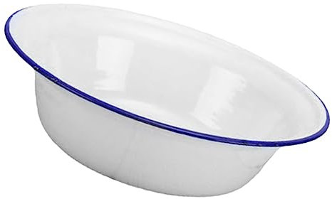 Alipis emaille schüssel camping emailleschale Obstschale aus Emaille campingschüssel Nudeln Nudeln Salatschüssel Emailleschüssel Küchenbecken Haushalt Teller China Schmalz Weiß