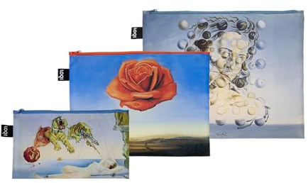 LOQI Salvador DALÍ Recycled Zip Pockets