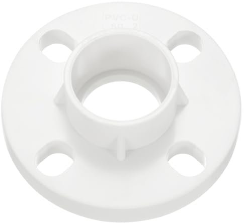 YOKIVE PVC-Rohrverbindung, Flansch-Steckkupplung Verbinder Rohrverbindung, Ideal für Badezimmer, Küche, Spüle (Weiß, 50 mm)