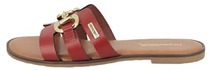 LOS TROPEZIANOS por Sr. Belarbi Mujer Hamia Zapatos Ciudad Mule y Zueco, Rojo, 36 EU