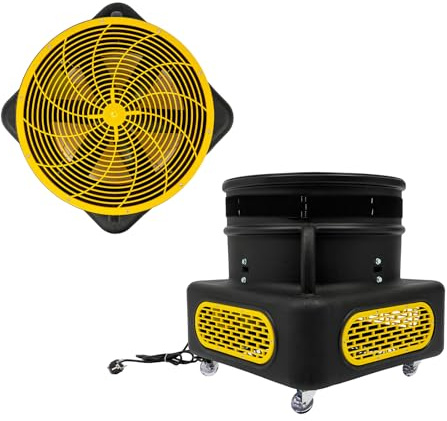 Puppentänzer Gebläse 750W Gebläse Hüpfburggebläse Luftgebläse Für Aufblasbare Puppe Tänzer Hüpfburgen 2800rpm Elektrisches Radialgebläse,Für Familie, Unternehmen, Geburtstage, Partys (schwarz)