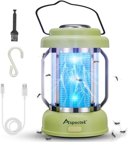 ASPECTEK Lampara Antimosquitos Electrico de 20W (Mata Insectos LED)