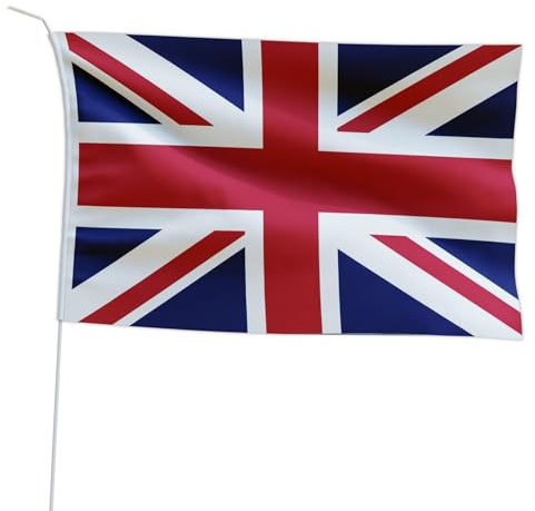 Marineo Guest Country Flag Boat Flag Guest Flag for Boat or Motorcycle – 20 x 30 cm, Great Britain England