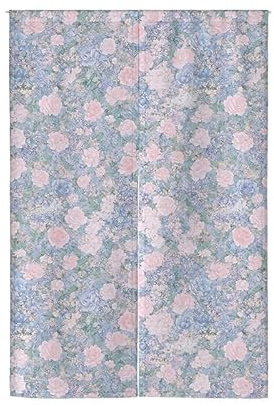 Küchenvorhänge Elegantes Rosablau Scheibengardinen Polyester Vorhang Kurz Waschbar Raumteiler Vorhang Vorhänge Kurz Gardinen Langlebig Küchenvorhang Verdickung Vorhang Tür Door Curtain 80x200cm