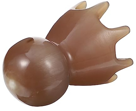 CALLARON 1pezzi Pettine Per Massaggi Naturale in Corno Di Pettine Da Massaggio Per Donna Liscia Previene Nodi Massaggia Capelluto Favorisce Circolazione Sanguigna Affaticamento Design