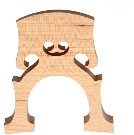 Puente de arce para violonchelo de tamaño 4/4, 3/4 y 1/2, diseño de pie alto sin terminar, ideal para músicos profesionales y estudiantes, puente de guitarra de arce, collar individual de violonchelo