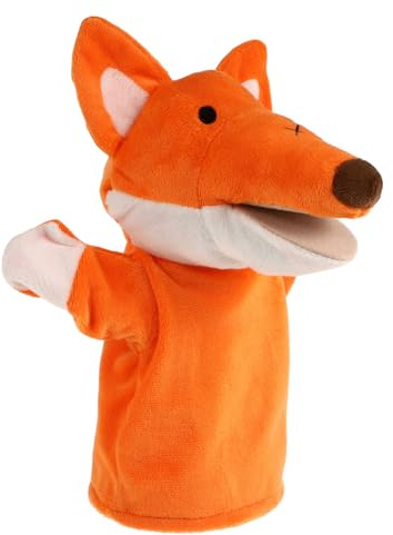 BESPORTBLE Plüsch Fingerpuppe Fuchs Handpuppe Interaktives Fingerspielzeug Weicher Fox für Rollenspiele und Dekoration