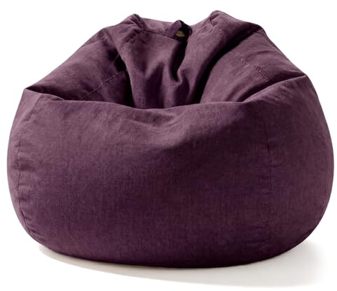 Aiire Divano a sacco gigante XXL - [115 x 85] - Pouf salotto moderno di design con imbottitura inclusa per decorazione della stanza giovanile - Bean Bag Chair per bambini, giocatore o poltrona grande