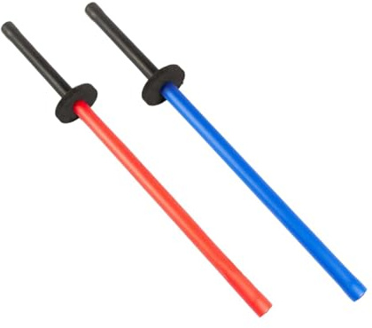 Juego de 2 Espadas de Esponja, Palos de Entrenamiento Portátiles para Artes Marciales, Herramientas Acolchadas para Niños y Adultos- 75 Centímetros