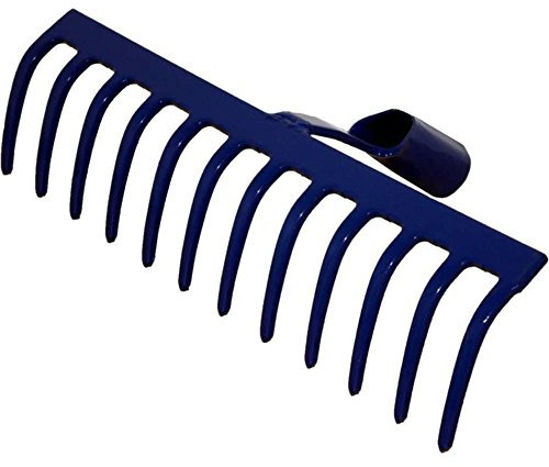 Freund-Victoria 3390507 Râteau à cailloux 26216/16 dents, Bleu