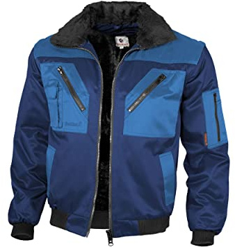 Qualitex - Pilotenjacke 4 in 1 - Kragen und Ärmel abtrennbar - mehrere Farben