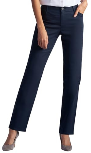 Lee Pantalón de Pierna Recta de Ajuste Relajado para Mujer, Azul Imperial, 18 US