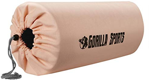 GORILLA SPORTS® yogaväska med bärrem rosa – mattpåse av bomull i 3 storlekar varianter 173 x 61cm