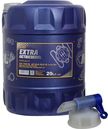 Mannol Extra växelolja 75W-90 API GL 4/GL 5 LS MN8103-20 (20 L) med kran