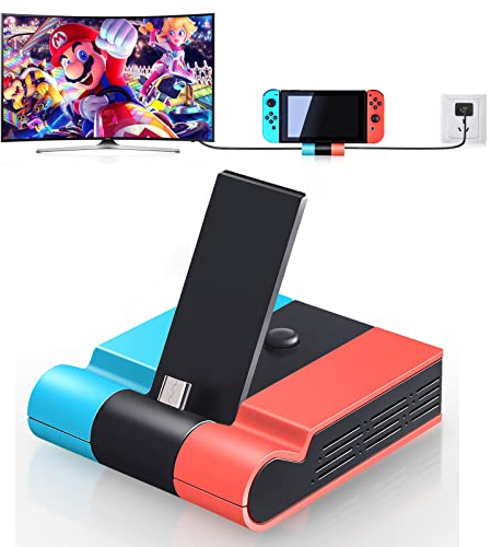 Tendak Switch TV Dock – Faltbare Dockingstation für Nintendo-Switch/Switch OLED, tragbar, Typ C, mit Adapter HDMI und USB 3.0 Port