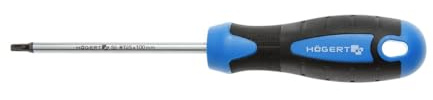 Hogert Technik 1 Schlitzschraubendreher Schraubendreher, torx T25, 100 mm, stal S2