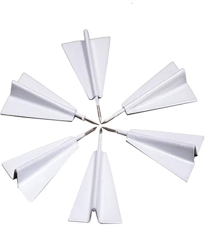 12Pcs Flugzeug Push Pins, weiße Flugzeug Pushpin dekorative Reißzwecken für Wandzeichnung, Pinboard Karte, Fotos, Kork Nachricht Bulletin Board, Home Office Supplies