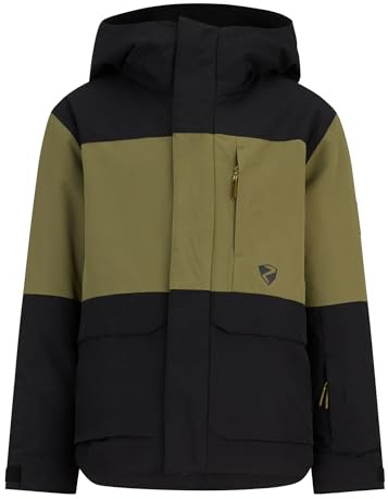 Ziener Giacca da sci unisex per bambini Alim, calda, traspirante, impermeabile