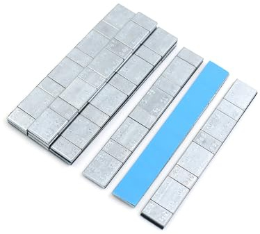 TUCKBOLD 2.1oz Motorcycle Wheel Balance Weights Strips 134 x 18mm 10pcs Automotive Parts