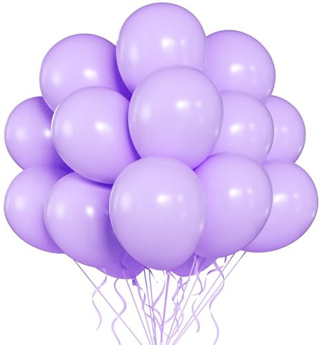 Yehnda Palloncini Viola Lilla Pastello in lattice Macaron 100 pezzi 30 Cm Battesimo Compleanno Matrimonio Laurea Doccia Nuziale Feste Decorazioni