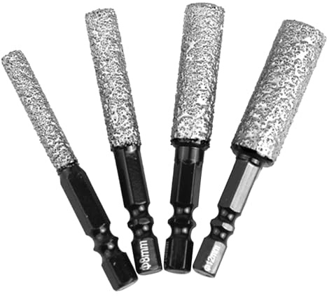 Set Di Corone Perforatrici Per Ceramica,Kit Di Corone Con Manico Esagonale Ad Alta Resistenza - Attrezzatura Di Perforazione Per Lamiera, Granito, Metallo, Legno e Mobili Da Bagno