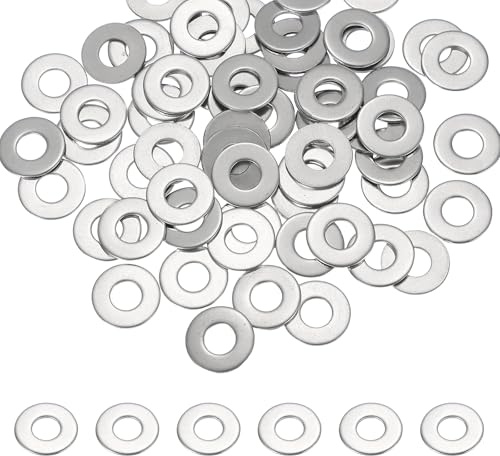 PATIKIL Set di rondelle M6 X 14 mm in acciaio inox 304 rondelle piatte per bulloni dadi fabbriche, progetti per la casa all'aperto