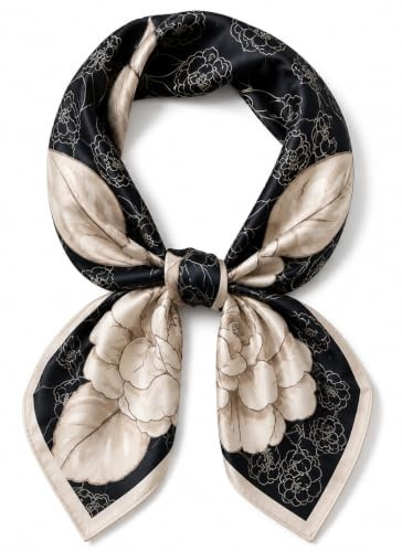 Traziewell Satin Bandanas for Women Ladies Hair Wrap for Sleeping Silk Head Scarfs 72