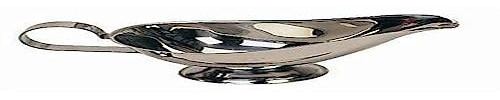 Stalwart J053 Sauce Boat, Polished Stainless Steel, 450 mL, 16 oz.