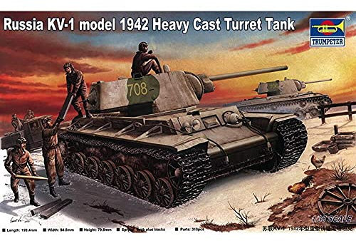 Trumpeter 1:35 - KV-1 Russian (1942) Heavy Cast Turret Tank