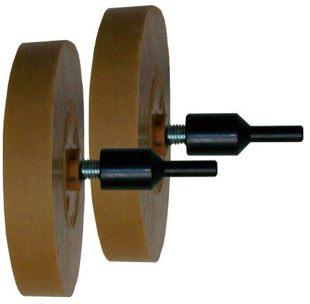 LudwigLacke 2 x Zierstreifen Radierer Folienradierer mit 2 x Adapter 88mm