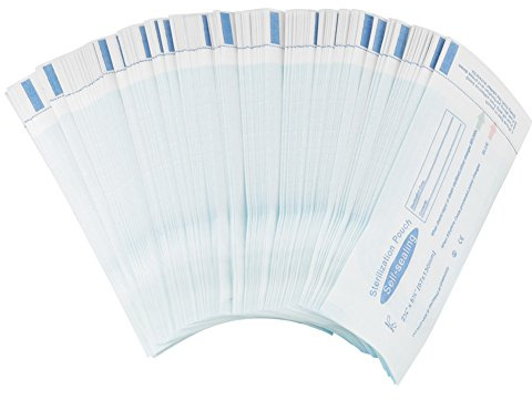 200 Stk Sterilisationsbeutel Tüten für Sterilisator 5, 7 X 13 Cm Sterilisationsbeutel Selbstklebend Sterilisation Tüten für Autoklaven