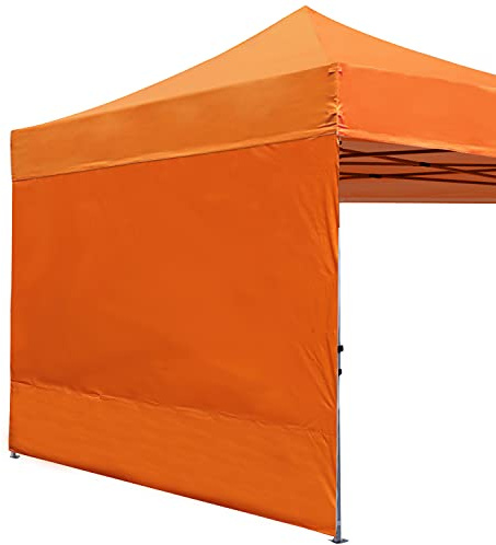 ABCCANOPY Sombrilla Solar en más de 15 Colores, para Carpas de 304 x 304 cm con Patas Rectas, Pared Lateral (1 Panel) con Correas de sujeción