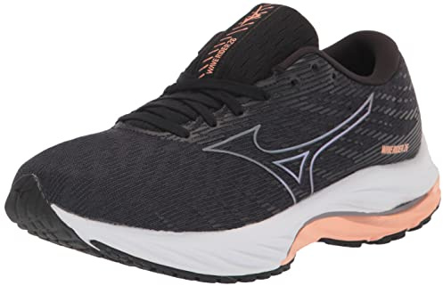 Mizuno Womens Wave Rider 26 Running Shoe, Odyssey Grey-Quicksilver, 11.5