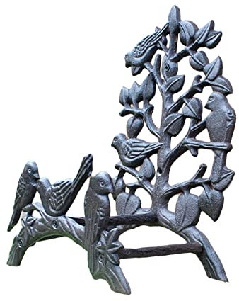 Gartenschlauchhalter, stabile Ständer-Organizer-Halterung, ordentlicher Gusseisen-Hochleistungs-Gartenschlauchhalter, dekorativer Wasserschlauchständer for Zuhause im Freien, Stil B/575 ( Color : Styl