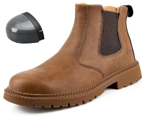 YisiNP Chaussure de Sécurité Homme S3 Protection Acier Chaussure Travail Embout Bottes Femme Antidérapantes
