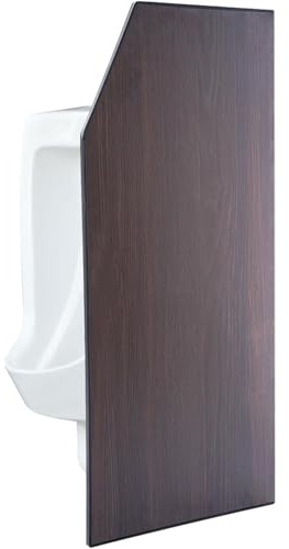 YAGEANNL 1 séparateur d'urinoir pour homme - Cloison d'intimité pour urinoir - Cloison de protection de la vie privée pour le public (noir)