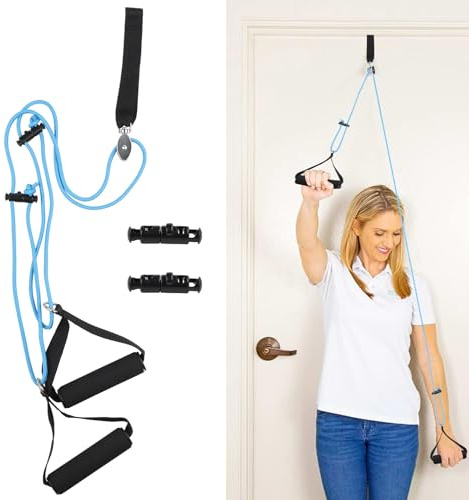 Polea Hombro Entrenador de hombro Polea Hombros Fisioterapia Cuerda Tira | Simple Entrenador de hombros Ideal para ejercicios de fisioterapia de y musculación