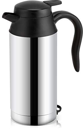 Caldatura 'acqua per Bollitore Auto 12v, Bollitore 12v, 12v 750 Ml in Acciaio Inossidabile in Acciaio Elettrico Tazza di Riscaldamento Tazza da Viaggio da Viaggio Bottiglia