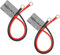 APOMOONS 2 Connettori con Cavo per Connettori Anderson, Connettore Batteria 50A 600V Carrello con O-Ring 12 AWG Connettori Batteria Adatti per Auto, Moto, Roulotte, Elevatore Elettrico di Ricarica