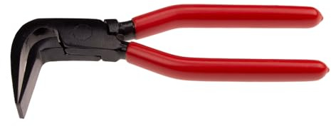 STUBAI 282220 - Pinza piegata media 90°, larghezza di lavoro 20 mm, pinza speciale con manici corti, ganasce trattate