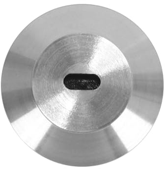 Gutol Candado antirrobo para portátil, placa de seguridad, adaptador de ranura de seguridad para bloquear portátiles, plateado (ranura de 7 x 3 mm)