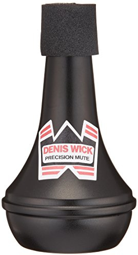 DENIS WICK Dämpfer Trompete Piccolo Training, aus Aluminium, schwarz (ADW 5532)