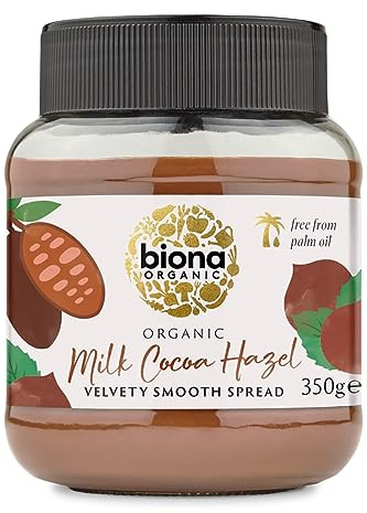 Biona Organic Milk Chocolate Hazelnut Spread, 350g