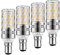 Yiun LED B15 de maïs Bulbs12W, 100W Incandescent équivalent, 1200lm, blanc chaud 3000K ampoules Chandelier, Bougie décorative Culot B15, lampe LED non graduables, Pack 4
